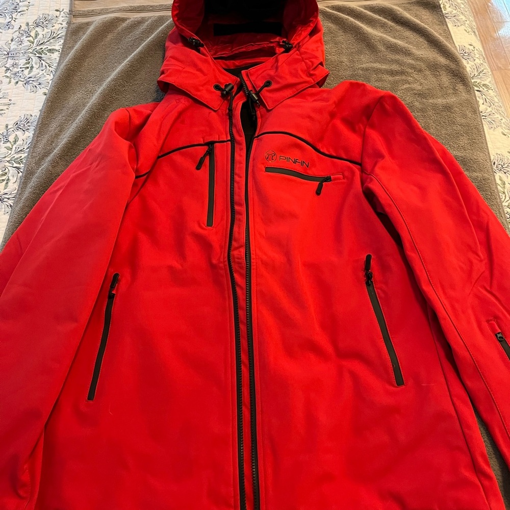 NWT Men’s Pin Fin Windbreaker Hooded Jacket